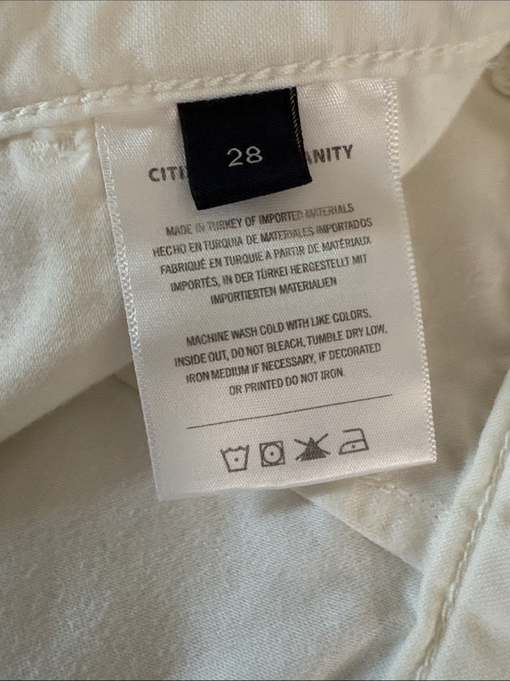 Citizens of Humanity Marcelle cargo pants in color Almonette. Size 28 - Picture 6 of 10